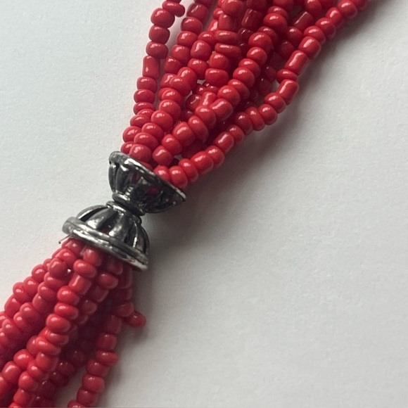 Vintage Multicolor Beaded Necklace Set - Picture 8 of 10